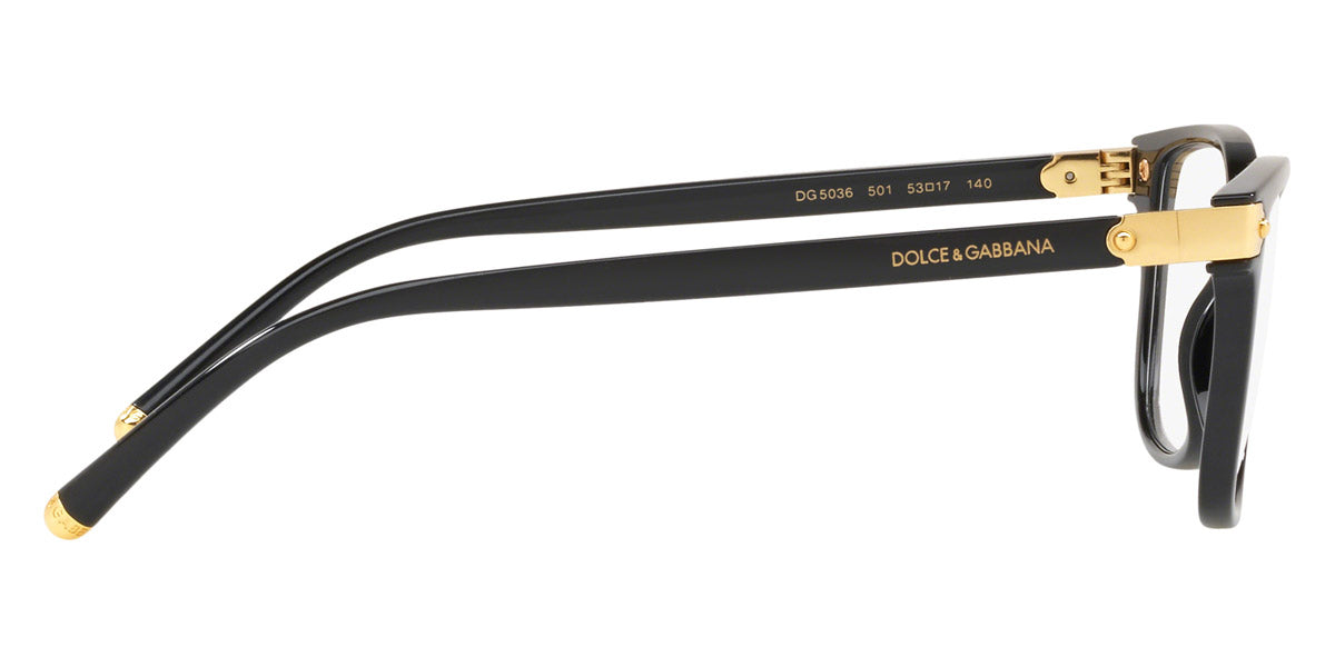 DOLCE & GABBANA EYEGLASSES - DG5036 501 53 - Black