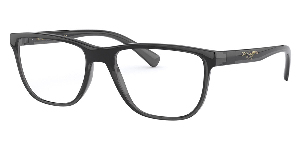 DOLCE & GABBANA EYEGLASSES - DG5053 3257 56 - Transparent Gray/Black