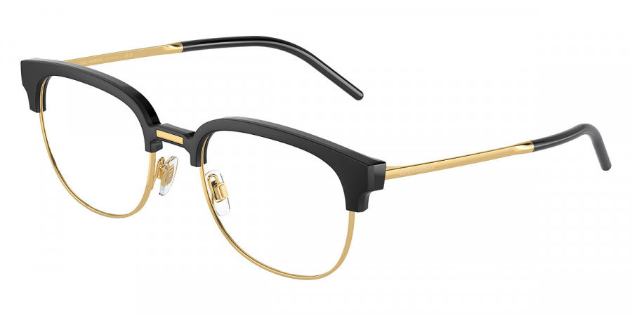 DOLCE & GABBANA EYEGLASSES - DG5108 2525 53 - Black/Gold