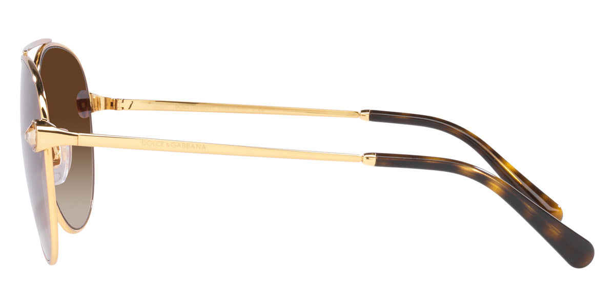 DOLCE & GABBANA SUNGLASSES - DG2283B 02/13 58 - Gold