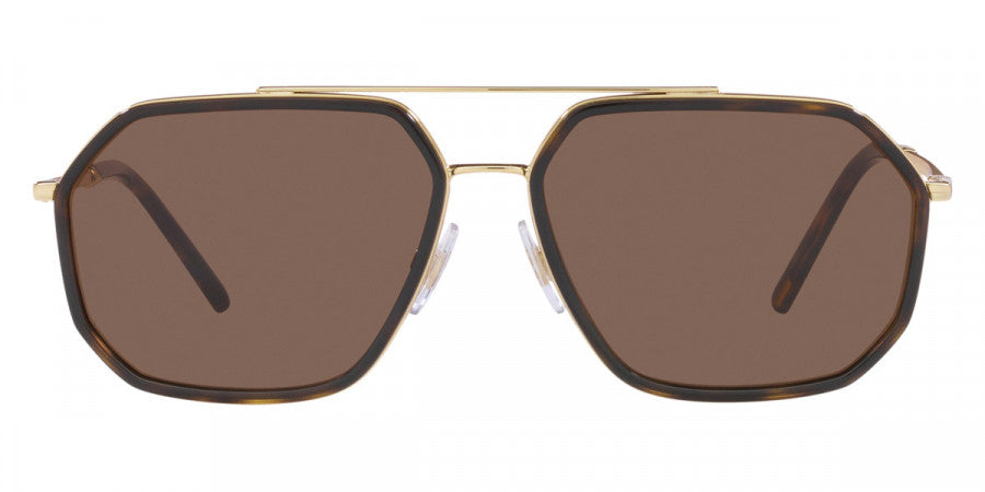 DOLCE & GABBANA SUNGLASSES - DG2285 02/73 60 - Gold/Havana