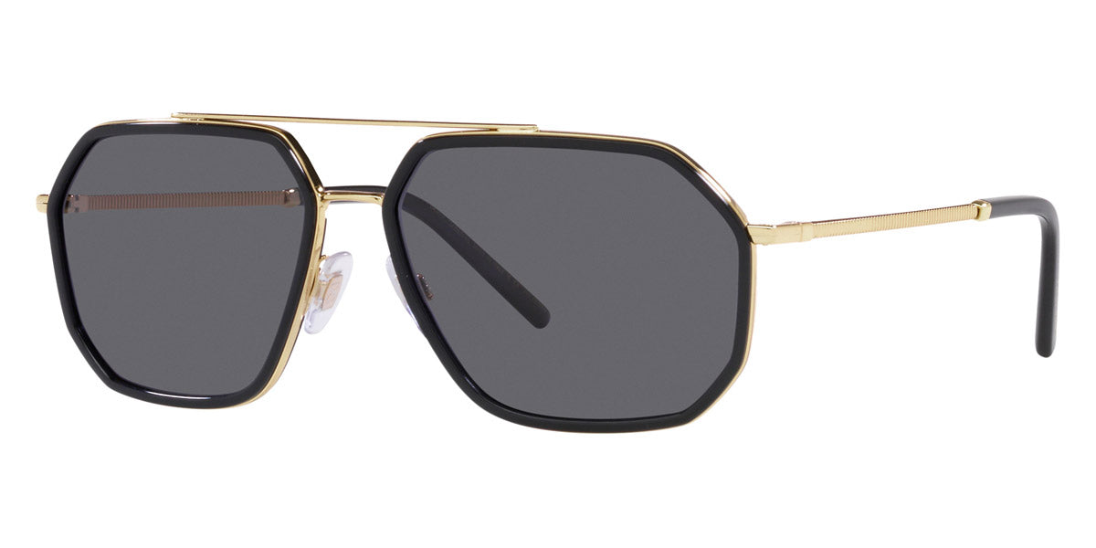 DOLCE & GABBANA SUNGLASSES - DG2285 02/81 60 - Gold/Black