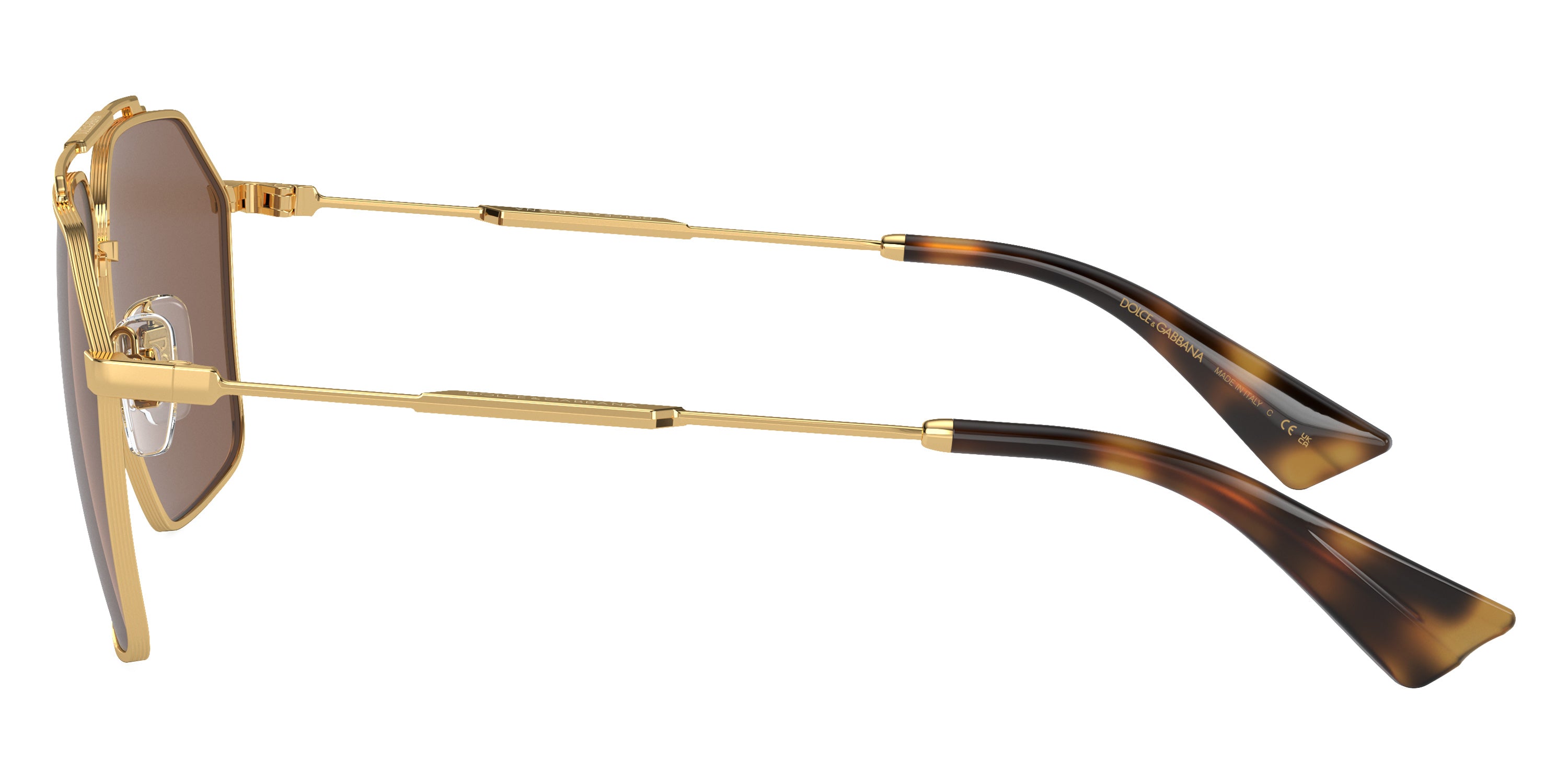 DOLCE & GABBANA SUNGLASSES - DG2303 02/73 61 - Gold