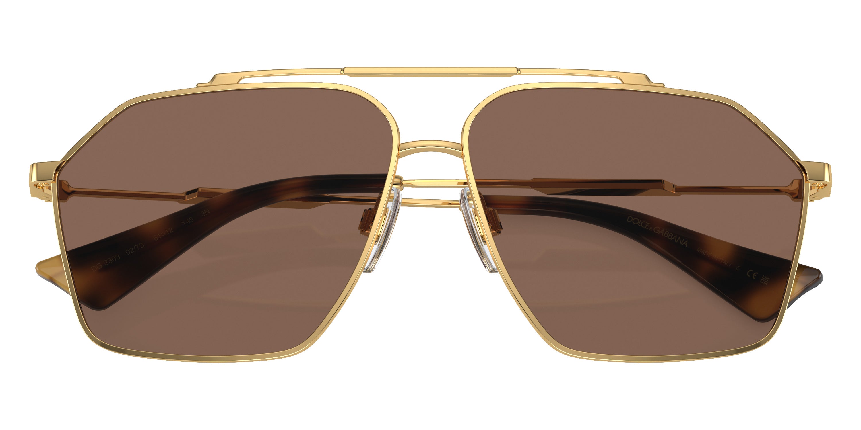 DOLCE & GABBANA SUNGLASSES - DG2303 02/73 61 - Gold
