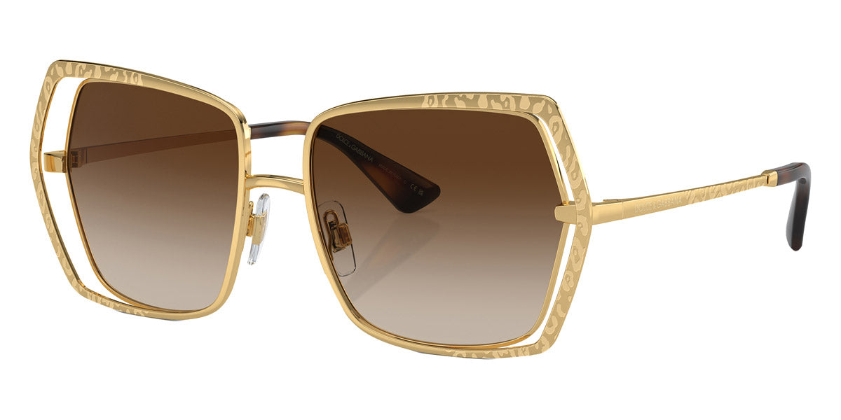 DOLCE & GABBANA SUNGLASSES - DG2306 02/13 55 - Gold