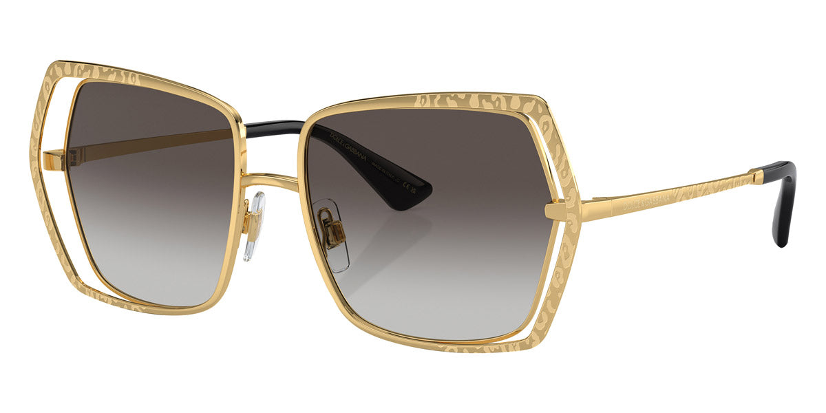 DOLCE & GABBANA SUNGLASSES - DG2306 02/8G 55 - Gold