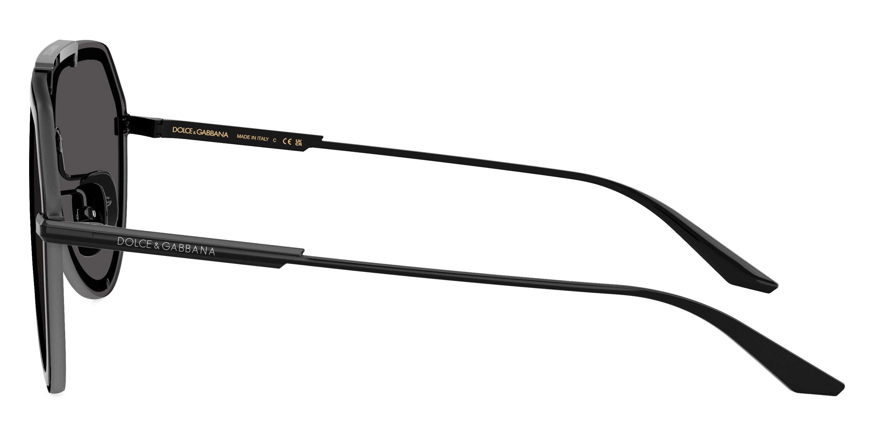 DOLCE & GABBANA SUNGLASSES - DG2309 01/87 143 - Black