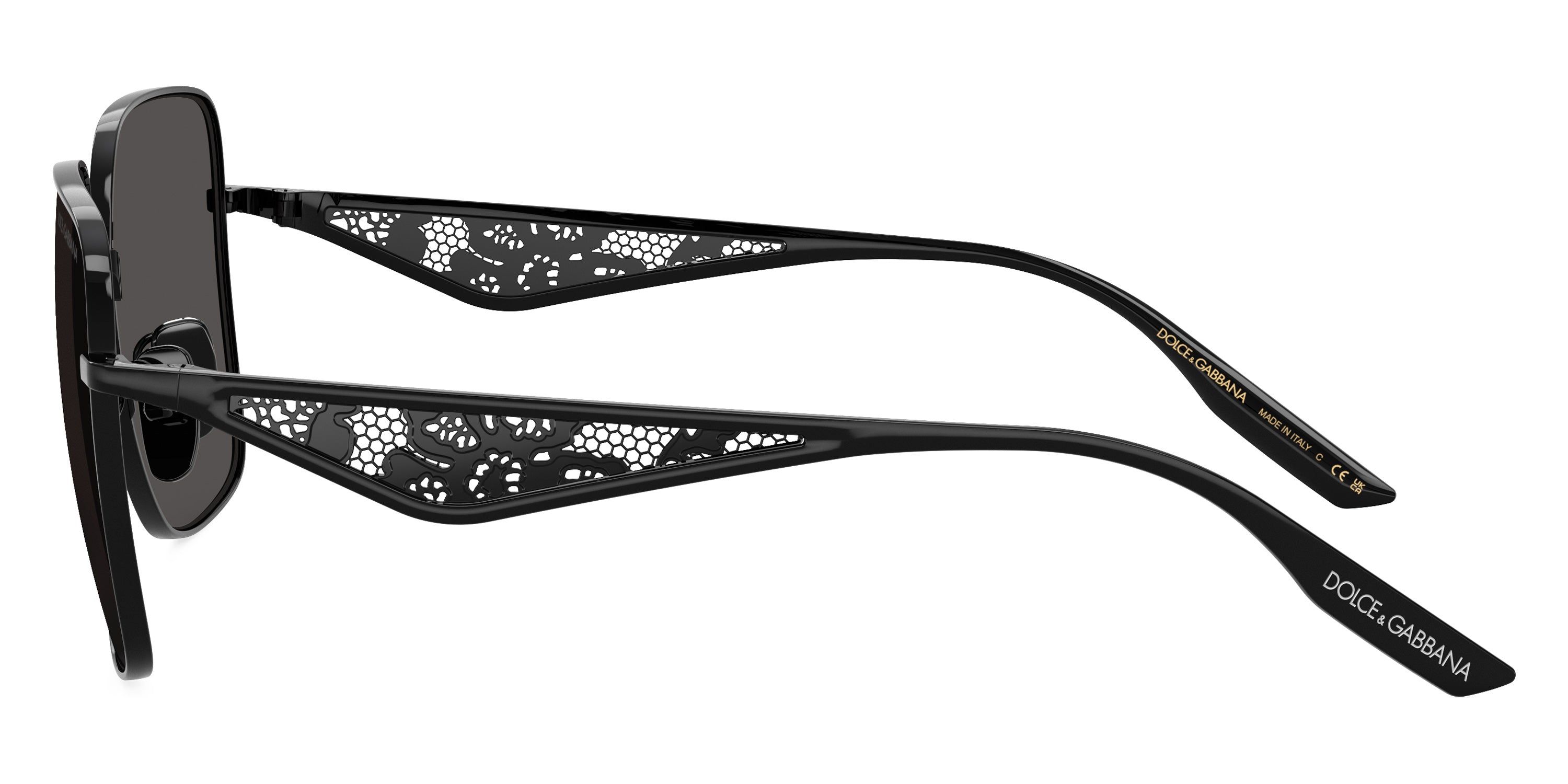 DOLCE & GABBANA SUNGLASSES - DG2310 01/87 57 - Black