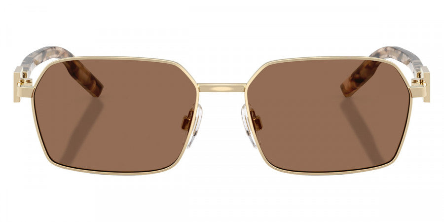 DOLCE & GABBANA SUNGLASSES - DG2316 488/73 56 - Pale Gold