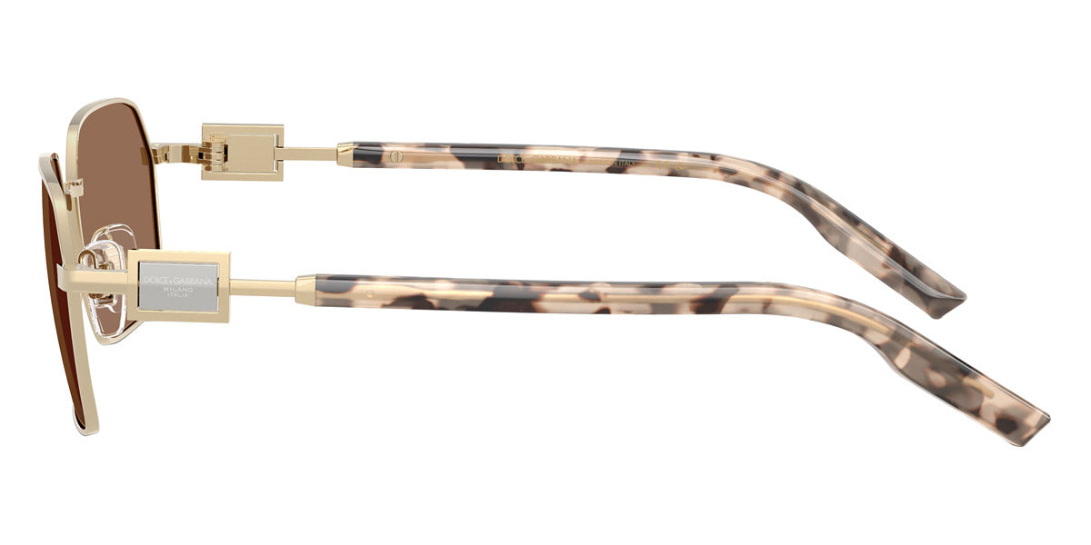 DOLCE & GABBANA SUNGLASSES - DG2316 488/73 56 - Pale Gold