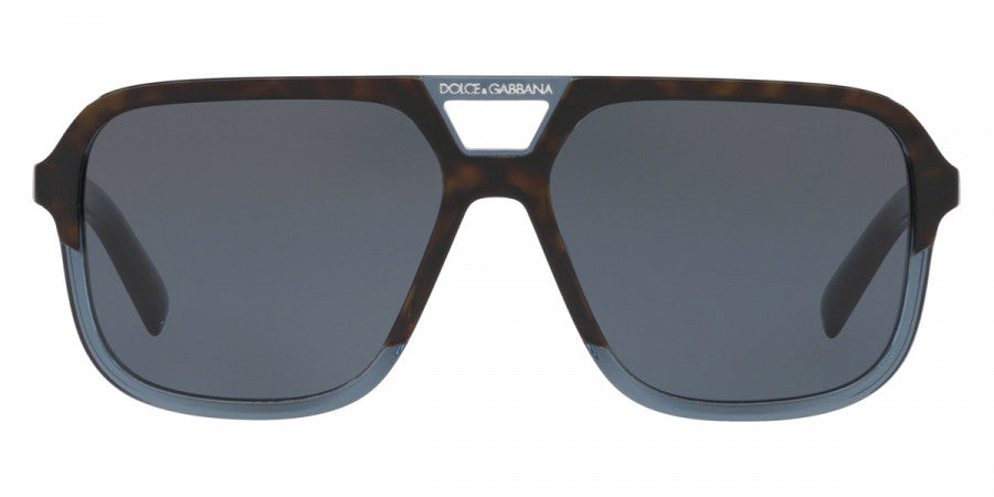 DOLCE & GABBANA SUNGLASSES - DG4354 320980 58 - Havana/Transparent Blue