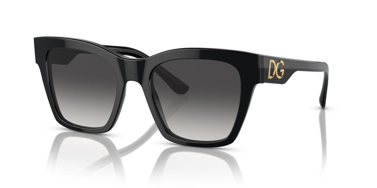 New old stock Dolce & Gabbana DG4370 501/8G Black Cat-Eye Sunglasses Dolce & Gabbana DG4348 Sunglasses | FramesDirect.com main image 3