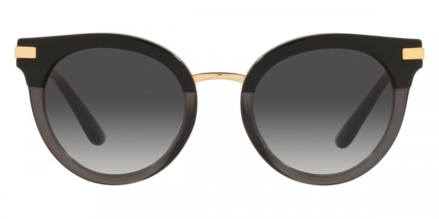 DOLCE & GABBANA SUNGLASSES - DG4394 32468G 50 - Black/Transparent Black