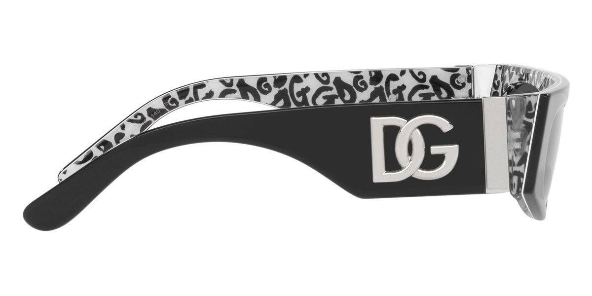 DOLCE & GABBANA SUNGLASSES - DG4411 33898G 54 - Black on New Graffiti