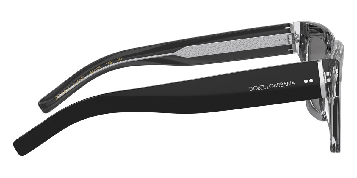 DOLCE & GABBANA SUNGLASSES - DG4413 675/R5 48 - Black/Crystal