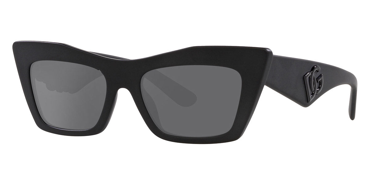DOLCE & GABBANA SUNGLASSES - DG4435 25256G 53 - Matte Black