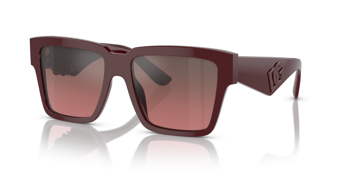 New Dolce and Gabbana DG4436 3081/7E Bordeaux Square sunglasses DOLCE & GABBANA SUNGLASSES - DG4436 30917E 55 main image 2