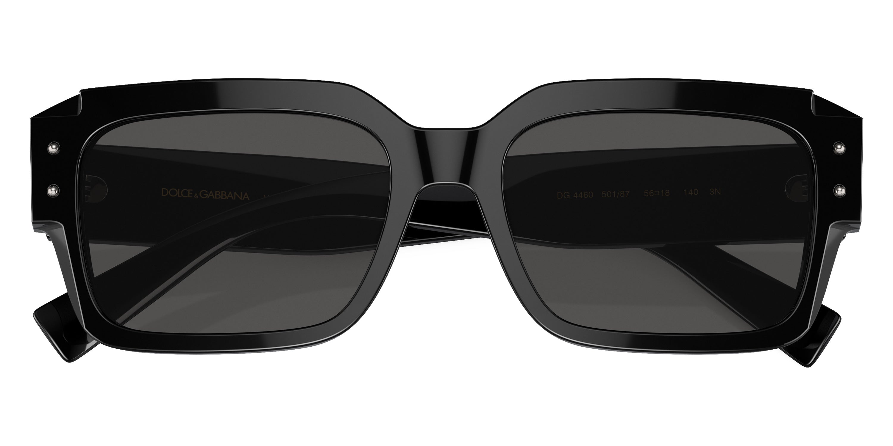DOLCE & GABBANA SUNGLASSES - DG4460 501/87 56 - Black
