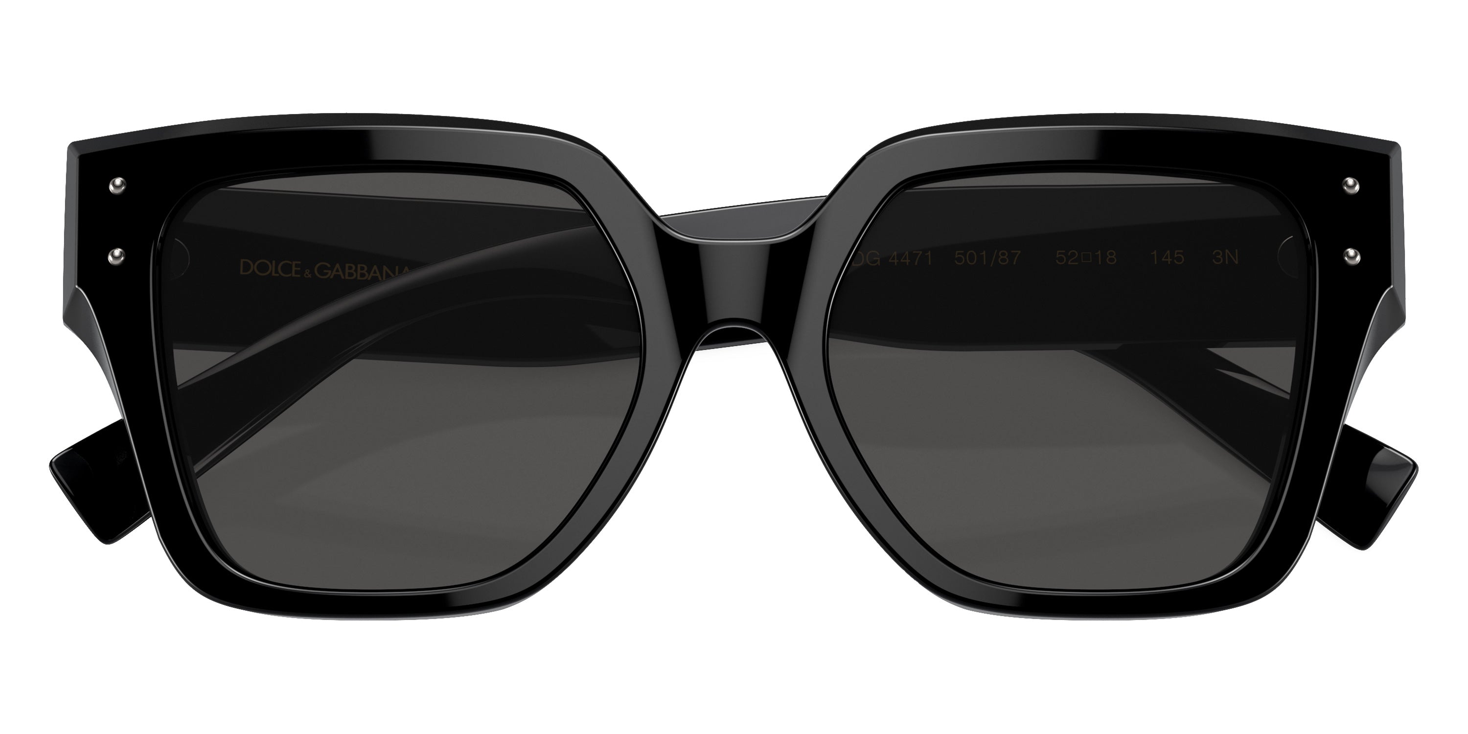 DOLCE & GABBANA SUNGLASSES - DG4471 501/87 52 - Black