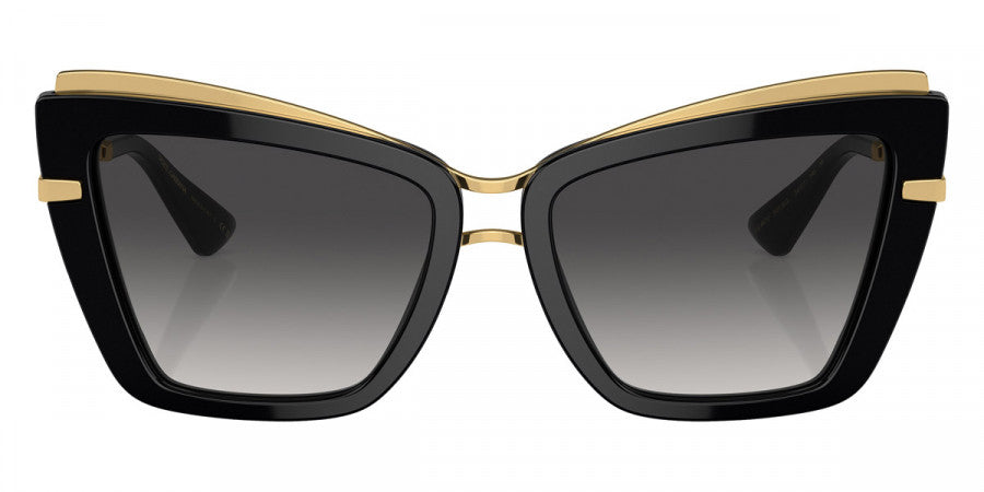 DOLCE & GABBANA SUNGLASSES - DG4472 501/8G 54 - Black/Gold