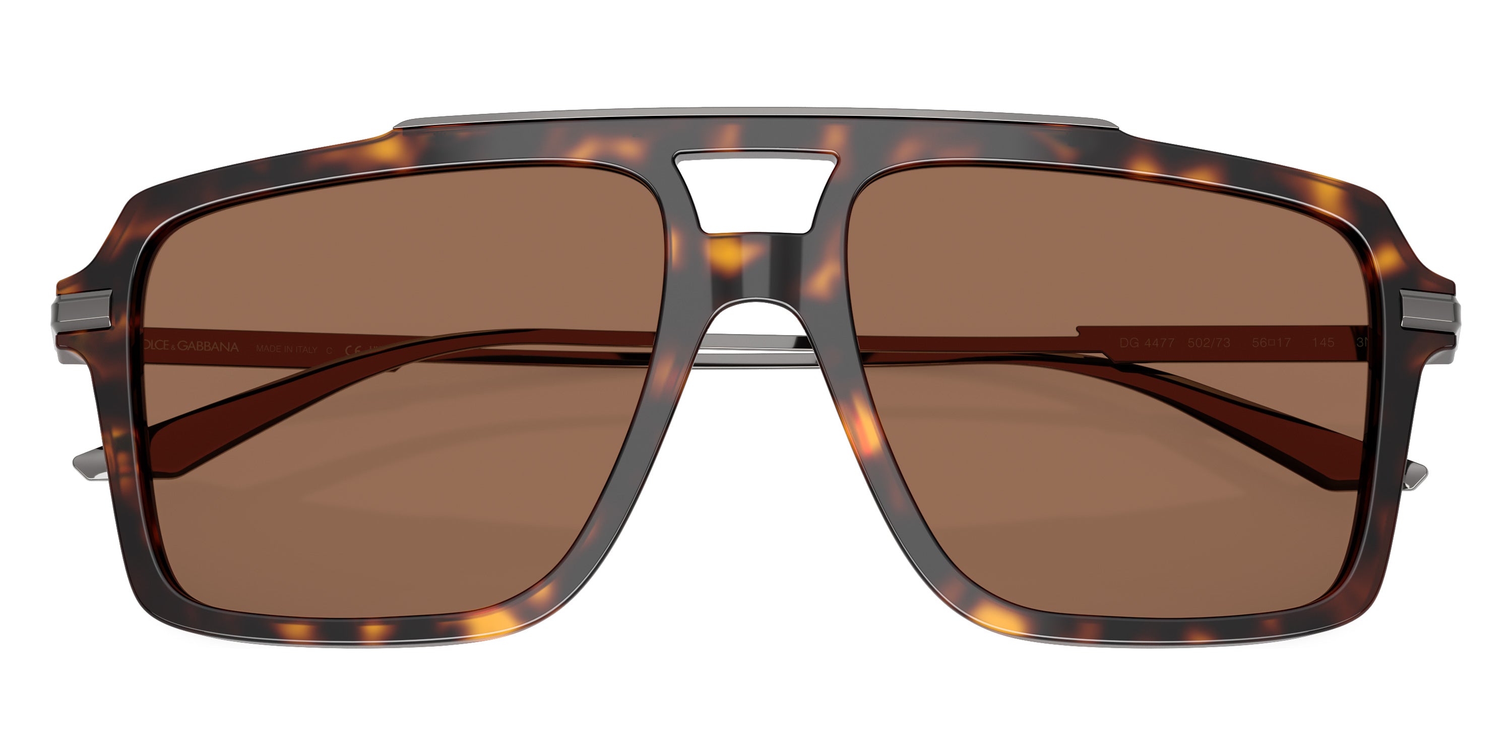 DOLCE & GABBANA SUNGLASSES - DG4477 502/73 56 - Havana/Bronze