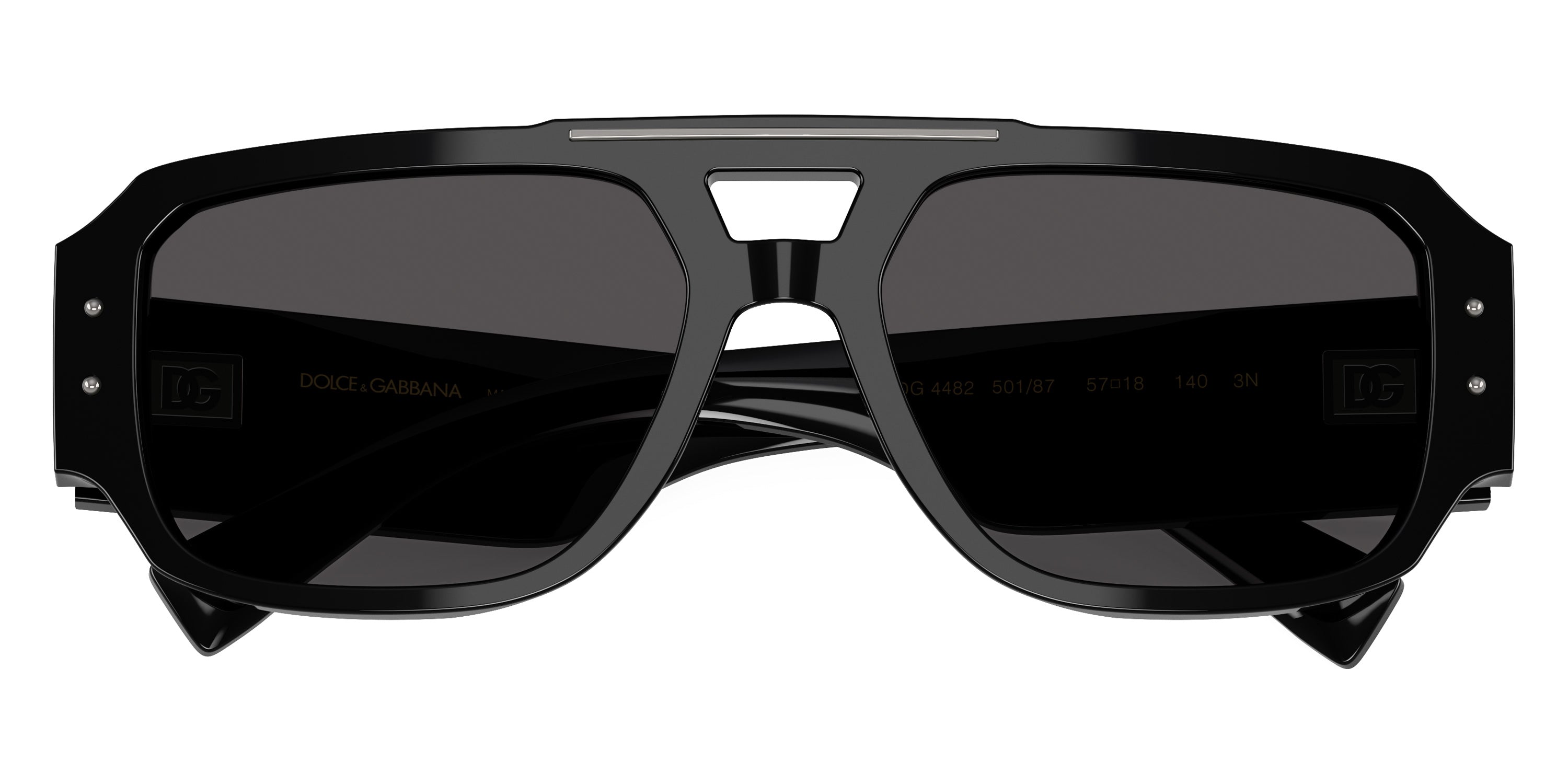 DOLCE & GABBANA SUNGLASSES - DG4482 501/87 57 - Black