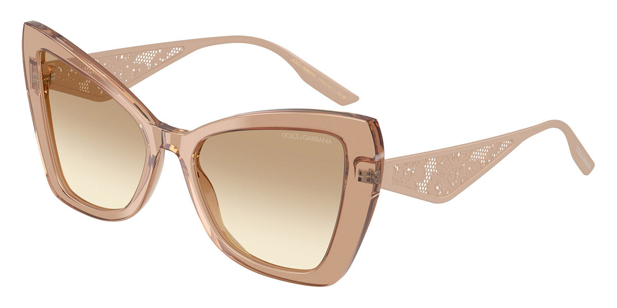 DOLCE & GABBANA SUNGLASSES - DG4489 343213 55 - Transparent Camel/Matte Beige
