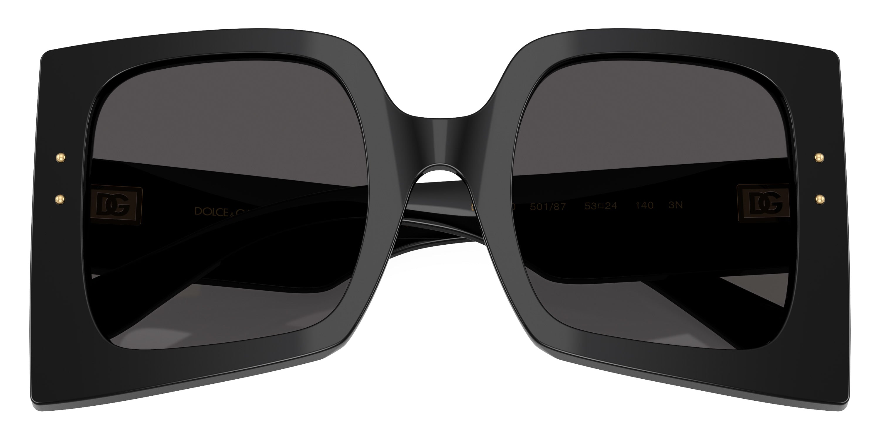 DOLCE & GABBANA SUNGLASSES - DG4490 501/87 53 - Black