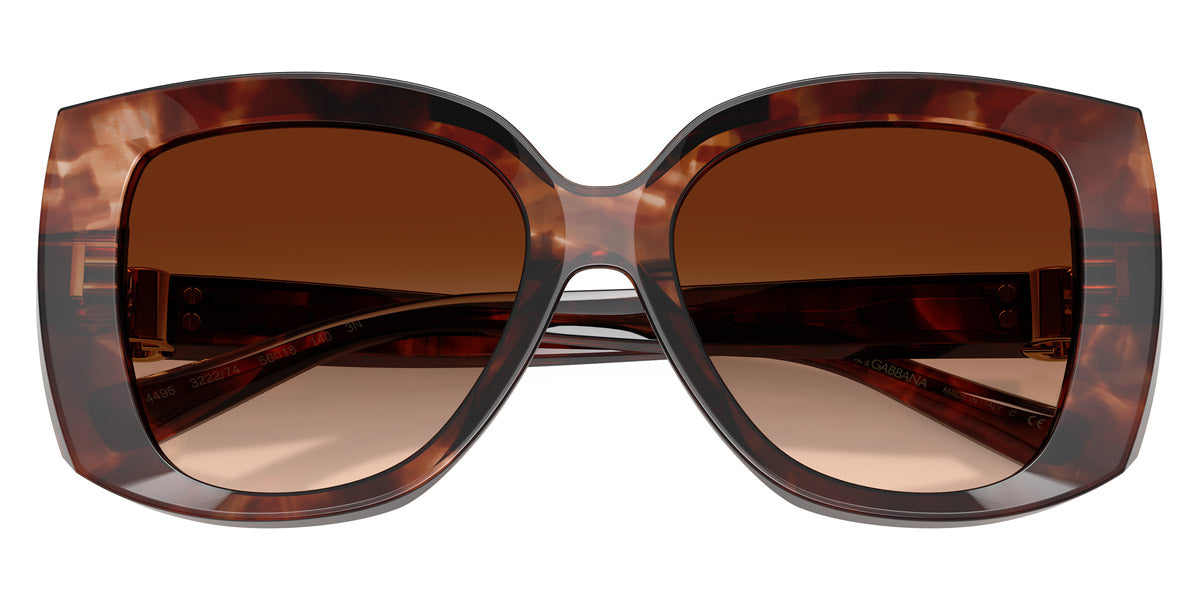 DOLCE & GABBANA SUNGLASSES - DG4495 322274 56 - Dark Red Havana