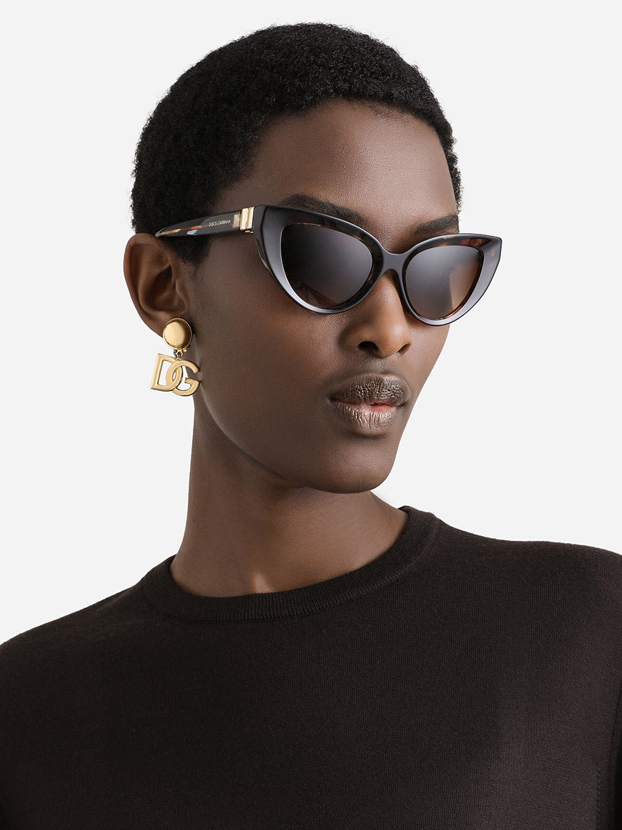 DOLCE & GABBANA SUNGLASSES - DG4497 322274 52 - Dark Red Havana