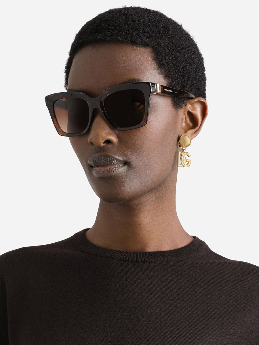 DOLCE & GABBANA SUNGLASSES - DG4498 322274 55 - Dark Red Havana