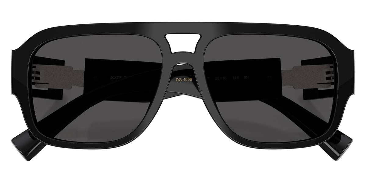 DOLCE & GABBANA SUNGLASSES - DG4506 501/87 58 - Black