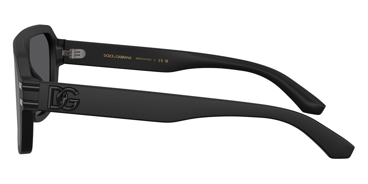 DOLCE & GABBANA SUNGLASSES - DG4507 25256G 127 - Matte Black