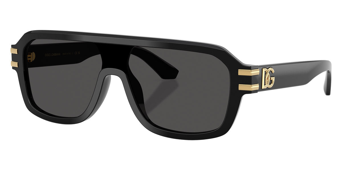 DOLCE & GABBANA SUNGLASSES - DG4507 25256G 127 - Matte Black
