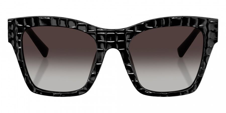 DOLCE & GABBANA SUNGLASSES - DG4512 32888G 53 - Black Texture Cocco