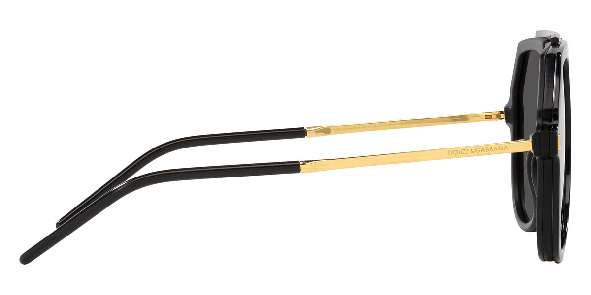 DOLCE & GABBANA SUNGLASSES - DG6195 501/87 45 - Black/Gold