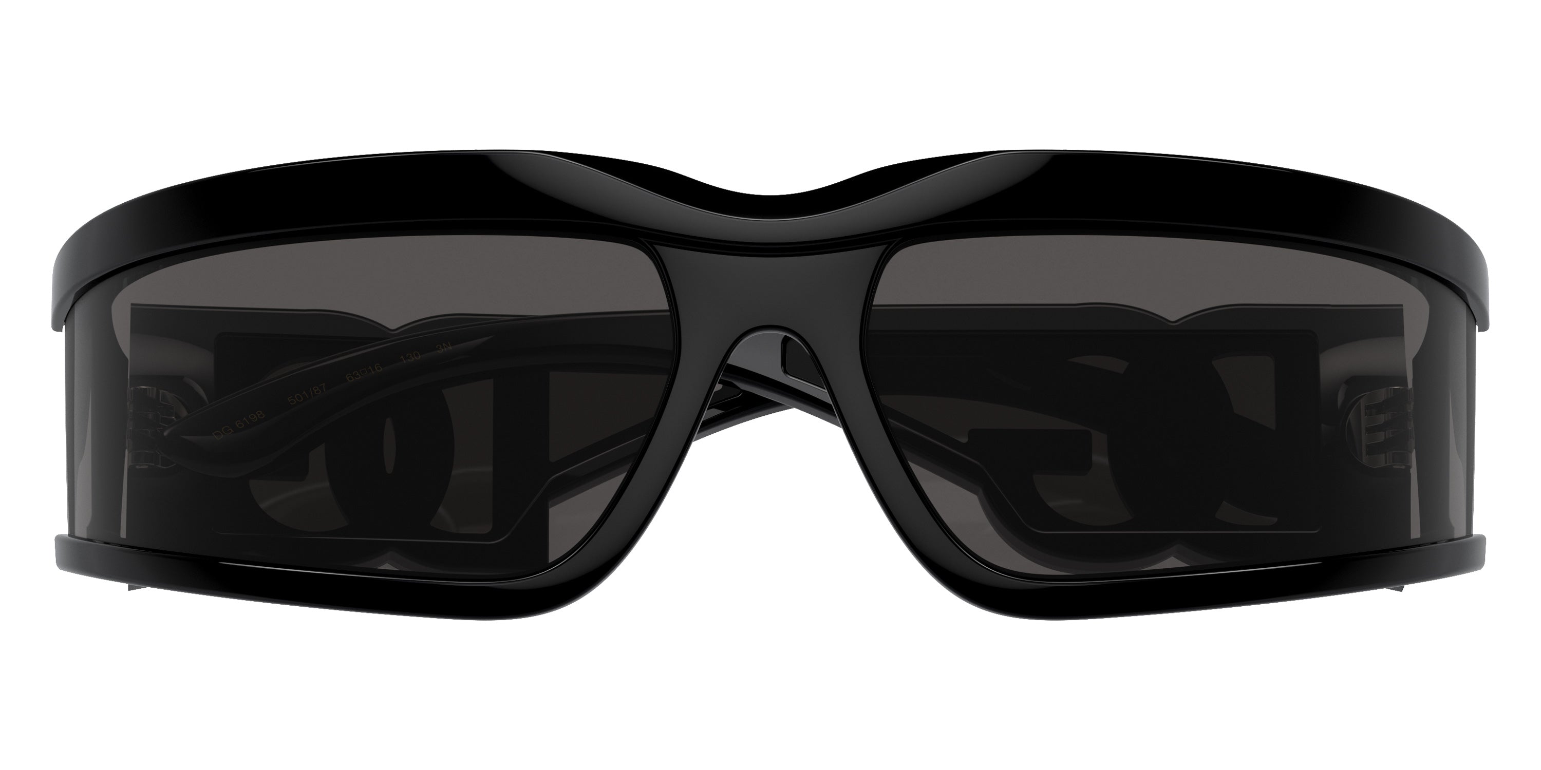 DOLCE & GABBANA SUNGLASSES - DG6198 501/87 63 - Black