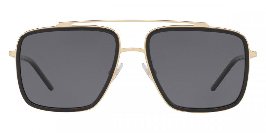 DOLCE & GABBANA SUNGLASSES - Madison DG2220 02/81 57 - Gold/Black