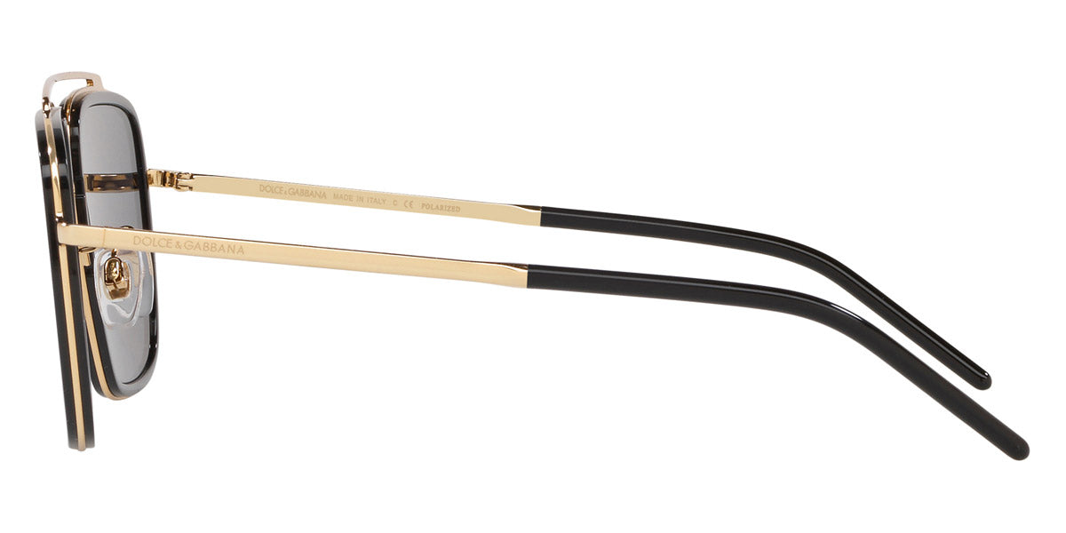 DOLCE & GABBANA SUNGLASSES - Madison DG2220 02/81 57 - Gold/Black