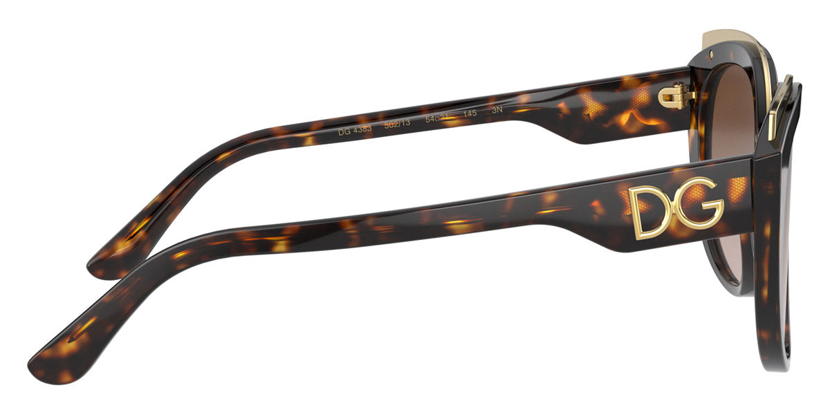 DOLCE & GABBANA SUNGLASSES - Print Family DG4383 502/13 54 - Havana