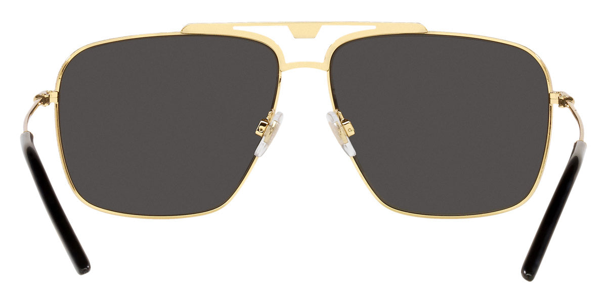 DOLCE & GABBANA SUNGLASSES - Slim DG2264 02/87 61 - Gold/Black Matte