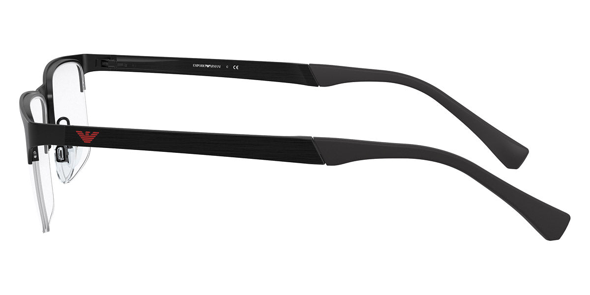 Emporio Armani™ EA1110D 3175 55 - Rubber Black and Aluminium Black