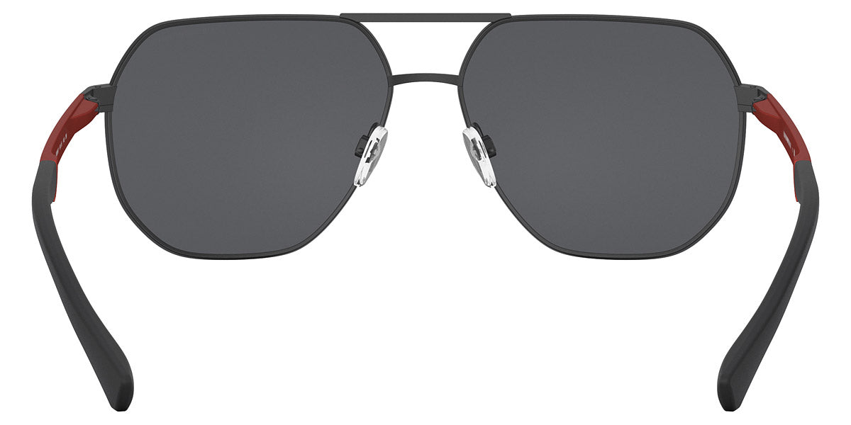 Emporio Armani™ EA2099D 333087 61 - Matte Black and Aluminium Red