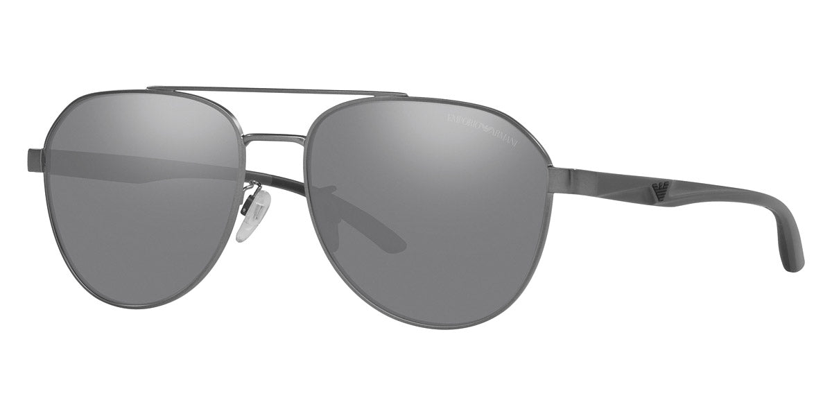 Emporio Armani™ EA2129D 3003Z3 59 - Matte Gunmetal and Matte Gray/Black