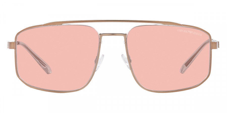 Emporio Armani™ EA2139 3004/5 57 - Matte Rose Gold