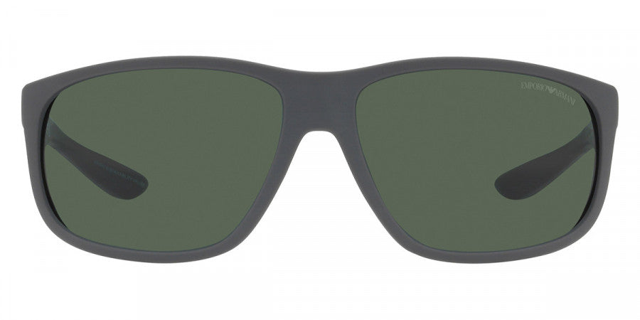 Emporio Armani™ EA4199U 506071 65 - Matte Gray/Green