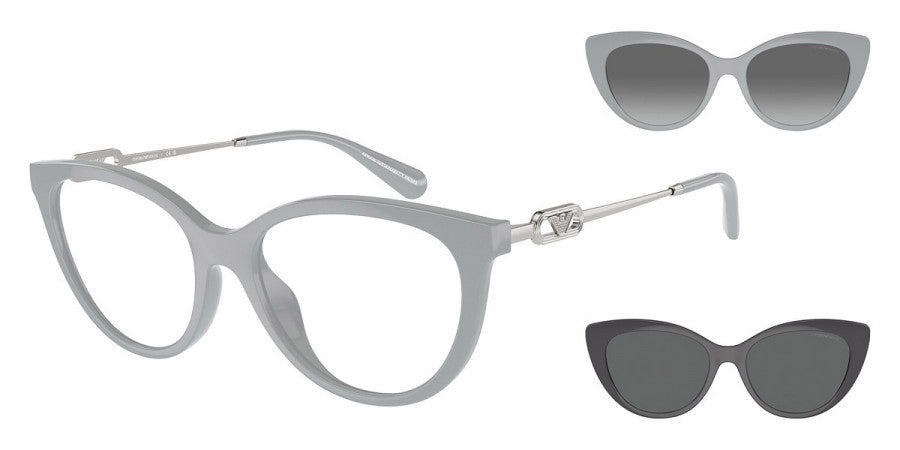 Emporio Armani™ EA4213U 51971W 53 - Shiny Gray/Shiny Silver