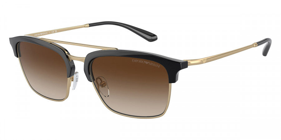 Emporio Armani™ EA4228 300213 55 - Shiny Black/Matte Pale Gold