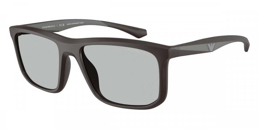 Emporio Armani™ EA4234U 618687 57 - Matte Brown/Gray Rubber