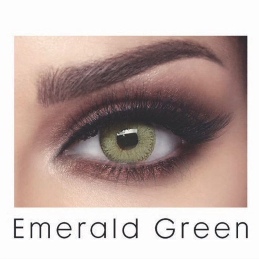 Bella Emerald Green Contact Lenses - Pack of 2 - Monthly